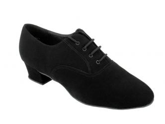 Dance shoes men black nubuck   